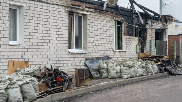 Professional Fire Damage Removal technician working in Bristol, VA